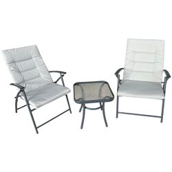 Set mobilier de gradina Tempo Kondela Muson (Grey/Dark Grey) Thumb