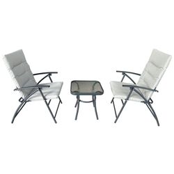 Set mobilier de gradina Tempo Kondela Muson (Grey/Dark Grey) Thumb