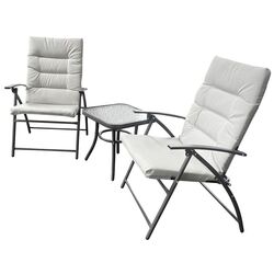 Set mobilier de gradina Tempo Kondela Muson (Grey/Dark Grey) Thumb