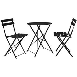 Set mobilier de gradina Tempo Kondela Obax (Black) Thumb