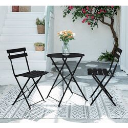 Set mobilier de gradina Tempo Kondela Obax (Black)