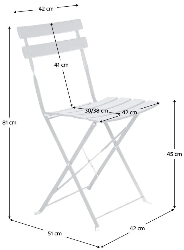 Комплект садовой мебели Tempo Kondela Obax (White)