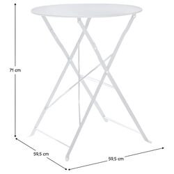 Комплект садовой мебели Tempo Kondela Obax (White) Thumb