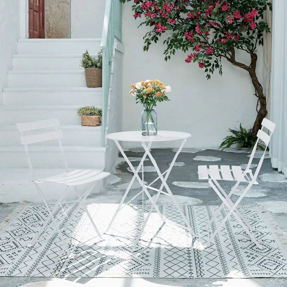 Комплект садовой мебели Tempo Kondela Obax (White)