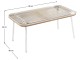 Set mobilier de gradina Tempo Kondela Palny (White/Beige)