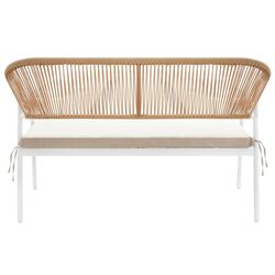 Set mobilier de gradina Tempo Kondela Palny (White/Beige) Thumb