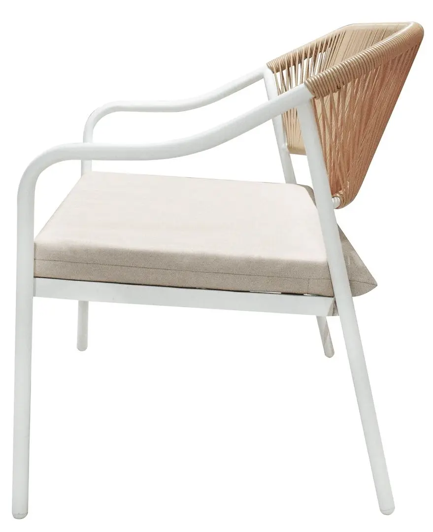 Set mobilier de gradina Tempo Kondela Palny (White/Beige)