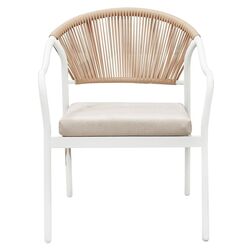 Set mobilier de gradina Tempo Kondela Palny (White/Beige) Thumb