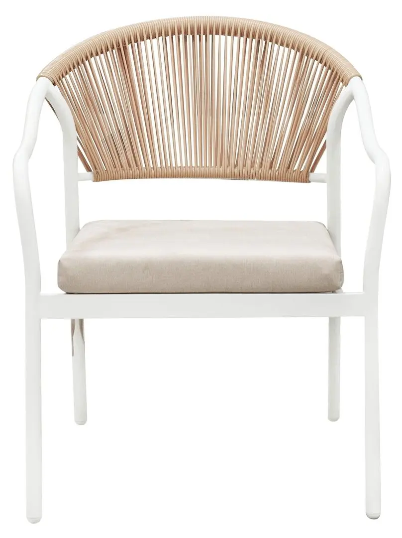 Set mobilier de gradina Tempo Kondela Palny (White/Beige)