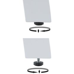 Set mobilier de gradina Tempo Kondela Pelor (White/Oak/Light Grey) Thumb