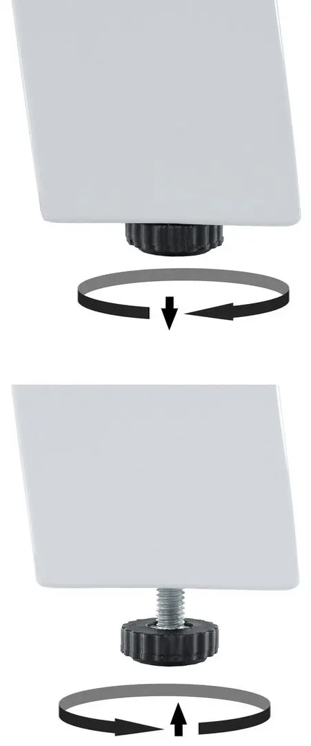 Set mobilier de gradina Tempo Kondela Pelor (White/Oak/Light Grey)