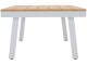 Set mobilier de gradina Tempo Kondela Pelor (White/Oak/Light Grey)