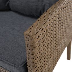 Set mobilier de gradina Tempo Kondela Randi (Natural/Light Grey) Thumb