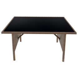 Set mobilier de gradina Tempo Kondela Randi (Natural/Light Grey) Thumb