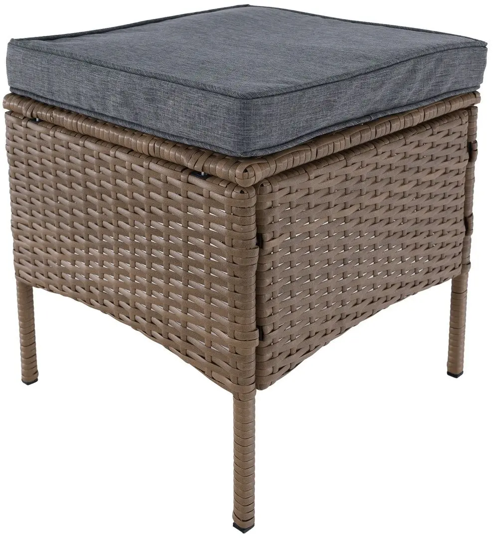 Set mobilier de gradina Tempo Kondela Randi (Natural/Light Grey)