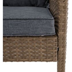 Set mobilier de gradina Tempo Kondela Randi (Natural/Light Grey) Thumb