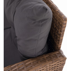 Комплект садовой мебели Tempo Kondela Sagir (Grey Brown/Light Brown) Thumb