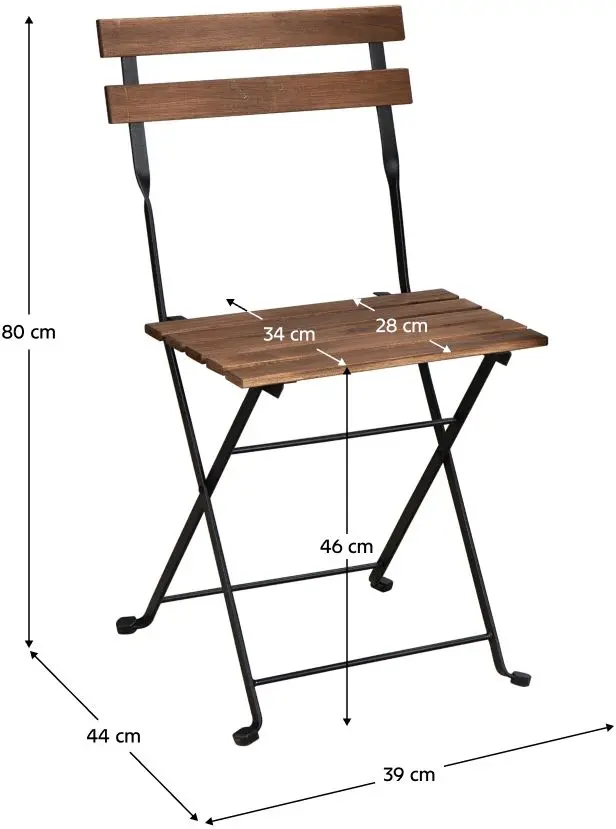Set mobilier de gradina Tempo Kondela Sedan Tip 2 (Acacia/Black)
