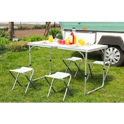 Set mobilier de gradina Trizand 23238 (White/Grey)