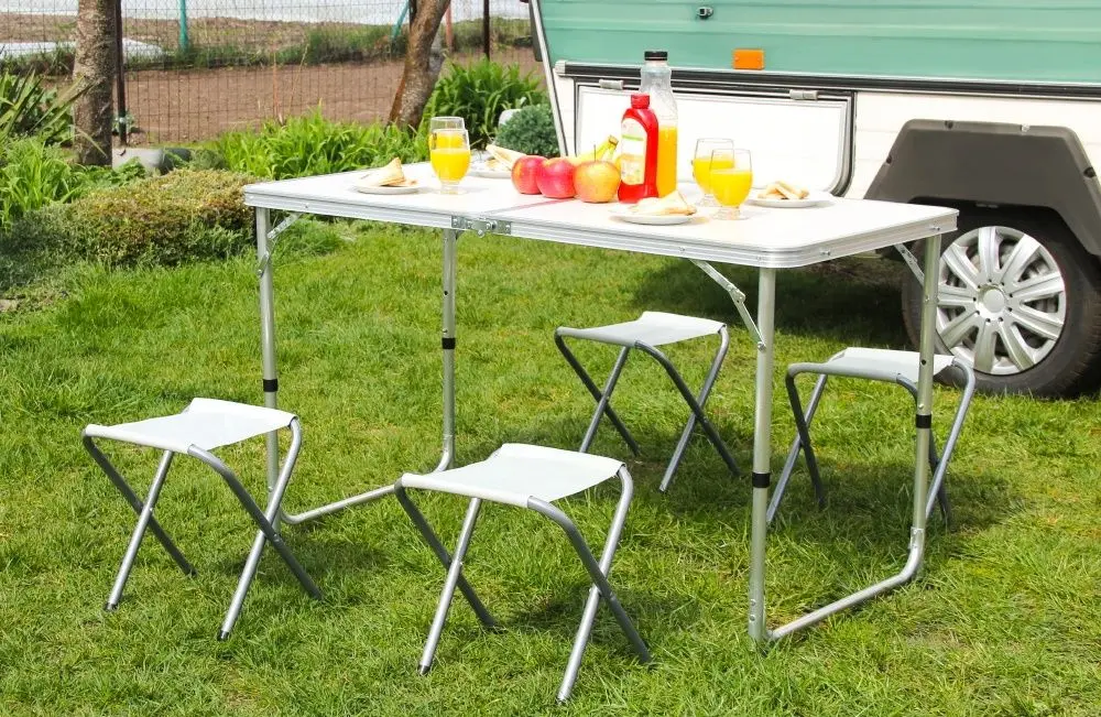 Set mobilier de gradina Trizand 23238 (White/Grey)