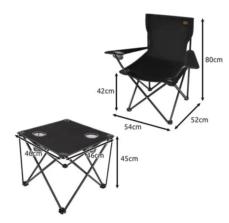 Set mobilier de gradina Trizand 25468 (Black)