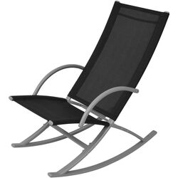Set de fotolii-balansoar VidaXL 42163 (Black) Thumb