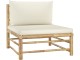 Set mobilier de gradina VidaXL 3058219 (Bamboo/Cream)