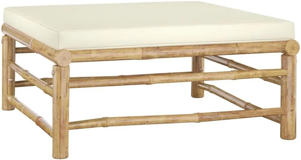 Set mobilier de gradina VidaXL 3058219 (Bamboo/Cream)