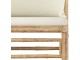 Set mobilier de gradina VidaXL 3058219 (Bamboo/Cream)