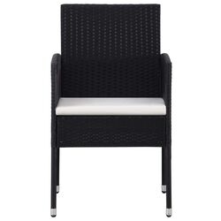 Set mobilier de gradina VidaXL 3059425 (Black/White) Thumb