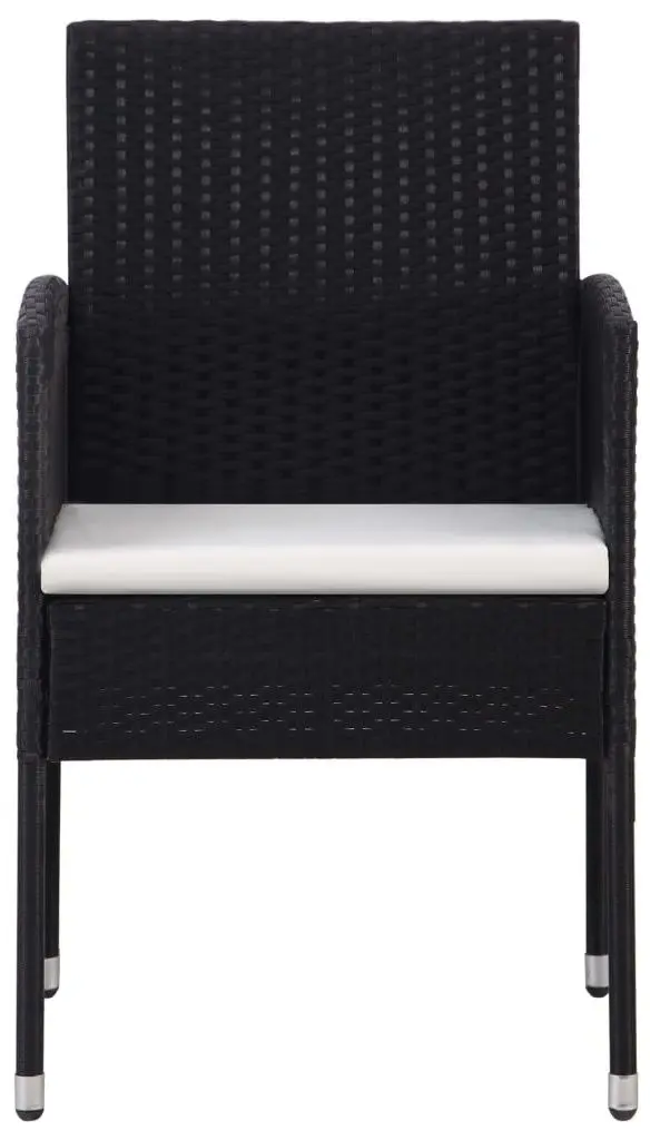 Set mobilier de gradina VidaXL 3059425 (Black/White) - 5