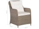 Set mobilier de gradina VidaXL 3059471 (Brown/Cream)