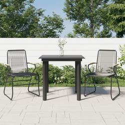 Set mobilier de gradina VidaXL 3060273 (Black)