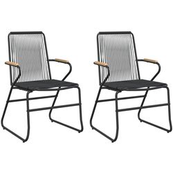 Set mobilier de gradina VidaXL 3060273 (Black) Thumb