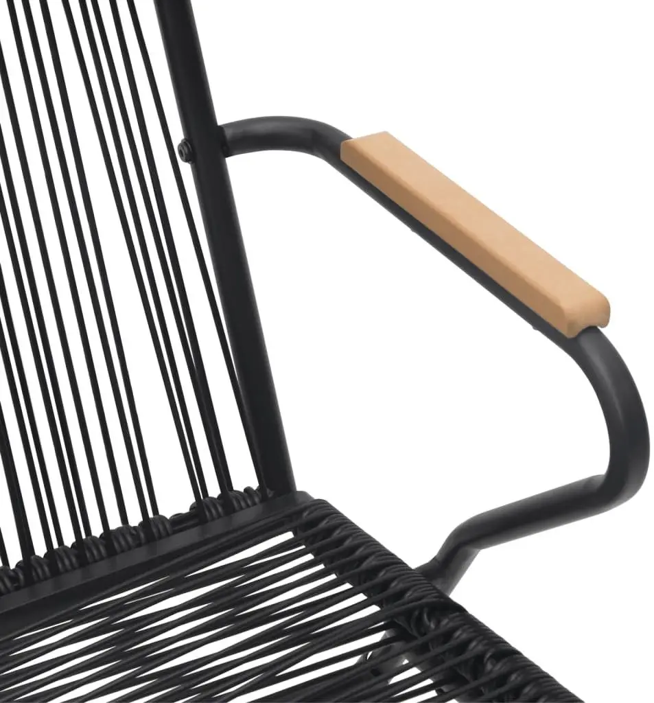 Set mobilier de gradina VidaXL 3060273 (Black) - 8