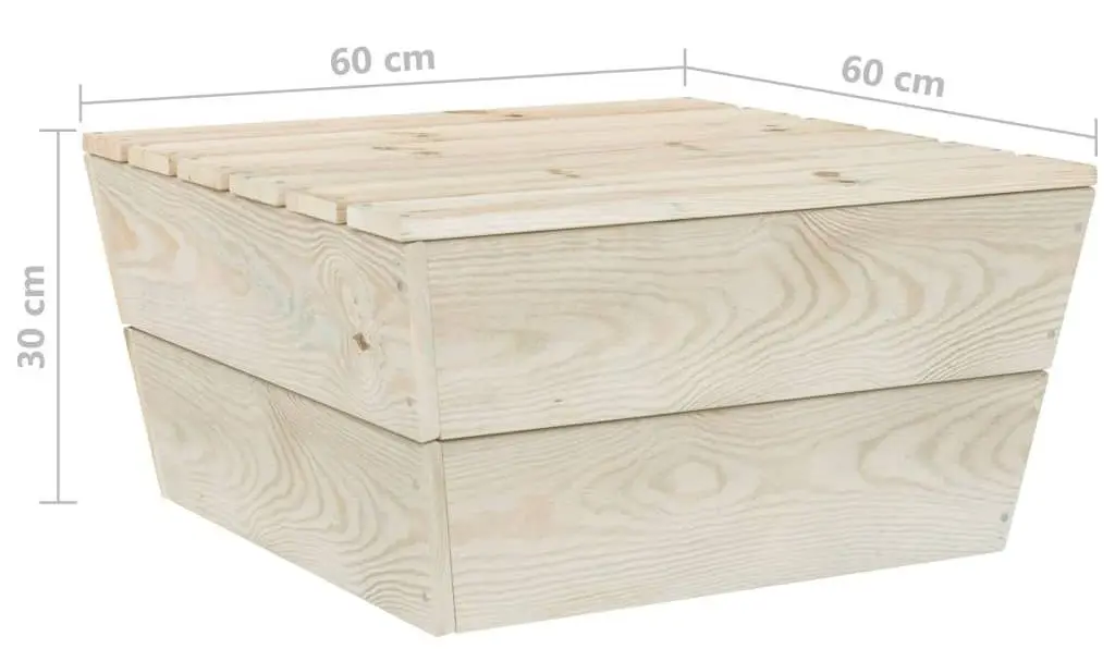 Комплект садовой мебели VidaXL 3063730 (Natural)