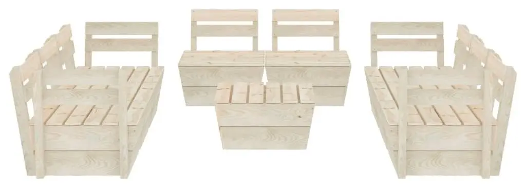 Комплект садовой мебели VidaXL 3063730 (Natural)