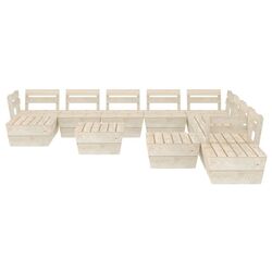 Комплект садовой мебели VidaXL 3063734 (Natural) Thumb