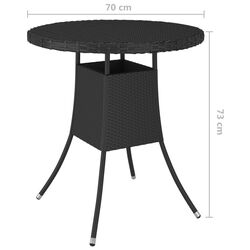 Set mobilier de gradina VidaXL 3064889 (Black/Cream) Thumb