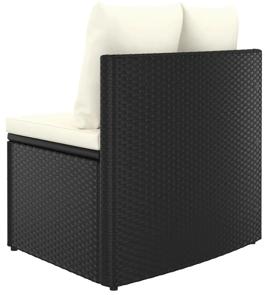 Set mobilier de gradina VidaXL 3064889 (Black/Cream)