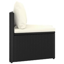 Set mobilier de gradina VidaXL 3064889 (Black/Cream) Thumb