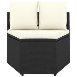 Set mobilier de gradina VidaXL 3064889 (Black/Cream) Thumb
