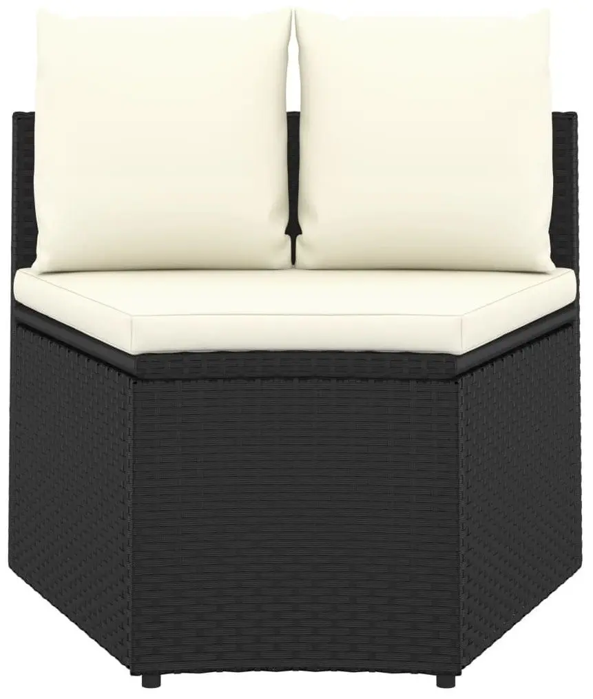 Set mobilier de gradina VidaXL 3064889 (Black/Cream)