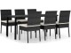 Set mobilier de gradina VidaXL 3065697 (Black/Cream)