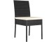 Set mobilier de gradina VidaXL 3065697 (Black/Cream)