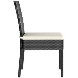 Set mobilier de gradina VidaXL 3065697 (Black/Cream) Thumb