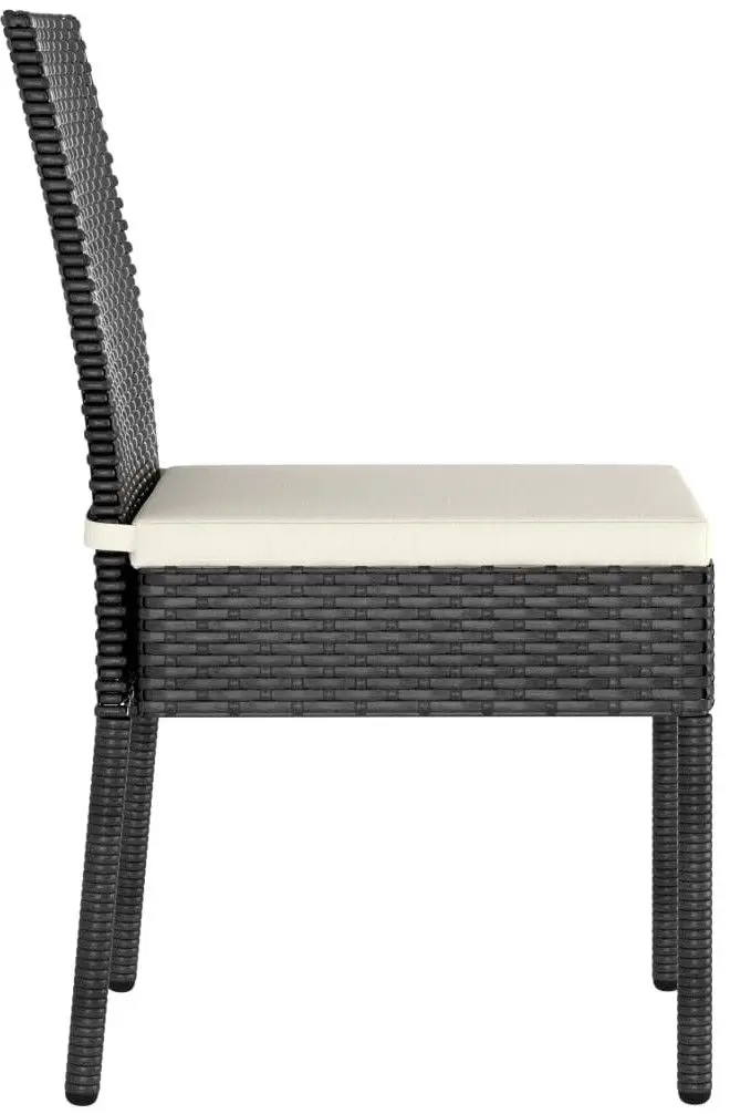 Set mobilier de gradina VidaXL 3065697 (Black/Cream) - 4