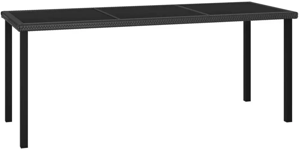 Set mobilier de gradina VidaXL 3065697 (Black/Cream) - 7