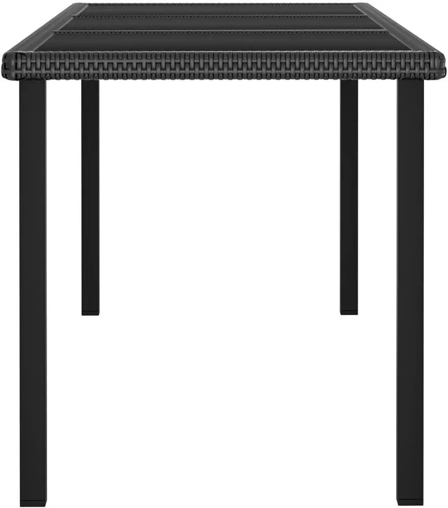 Set mobilier de gradina VidaXL 3065697 (Black/Cream) - 9