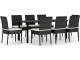 Set mobilier de gradina VidaXL 3065698 (Black/Cream)